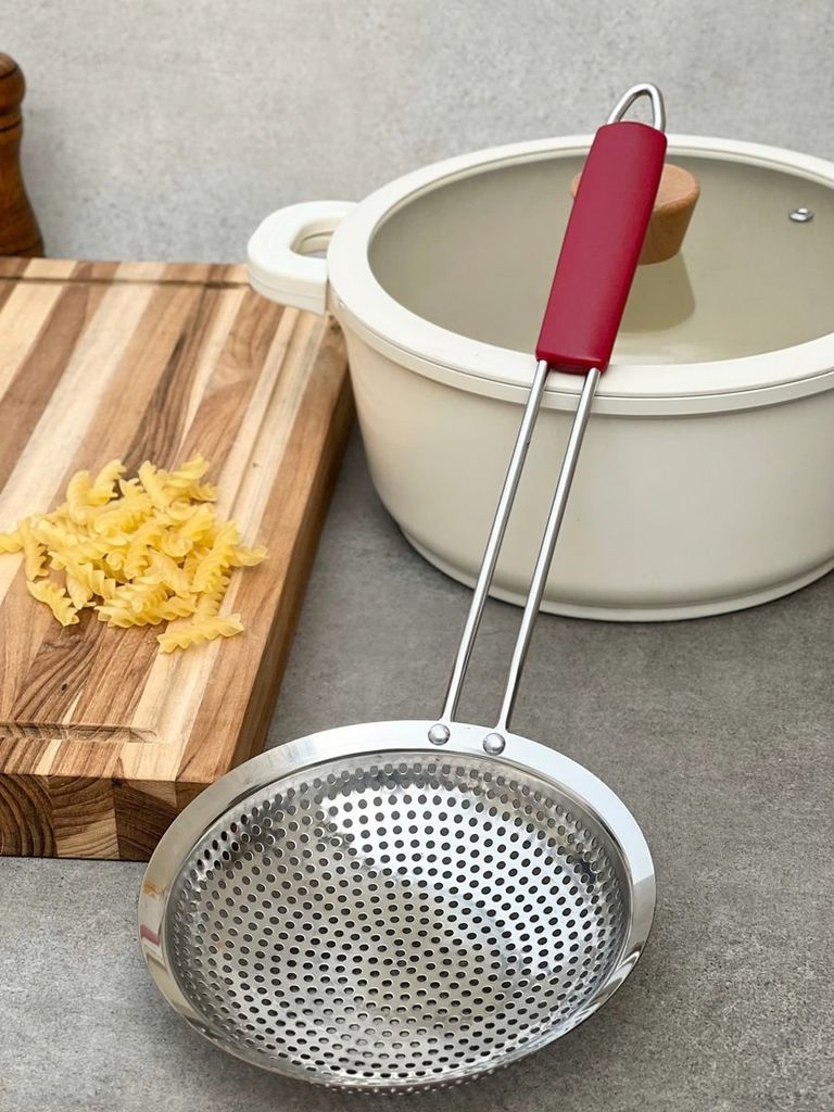 Muôi vớt inox 304 cỡ lớn Kaiyo đường kính 16.5cm