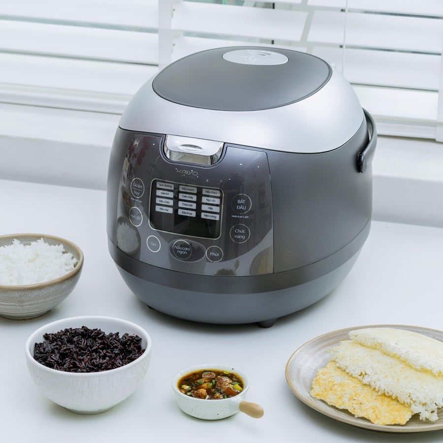 Nồi cơm cao tần tách đường, lõi inox Kaiyo KRC-0634 1.5L 1000W