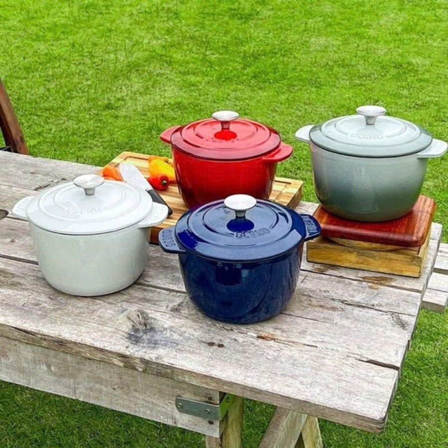 Nồi gang thành cao phủ men gốm Oceno 20cm