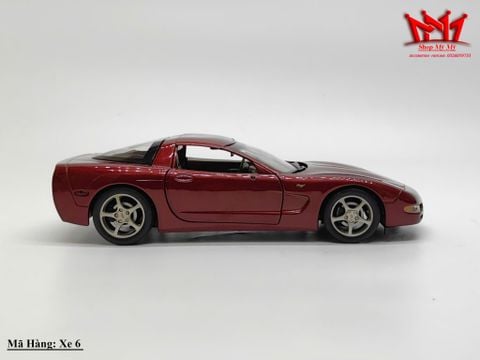  Mô hình xe tĩnh Chevrolet Corvette C5 Coupe (Tỉ lệ 1/18) – Màu Đỏ Đô 