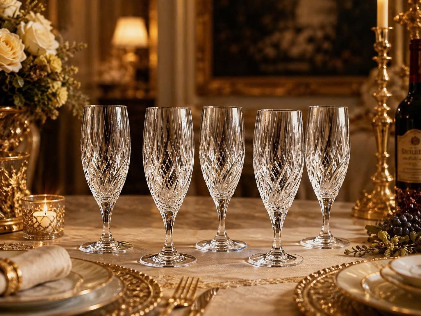 BỘ 5 LY PHA LÊ GOBLET CAO CẤP – L583