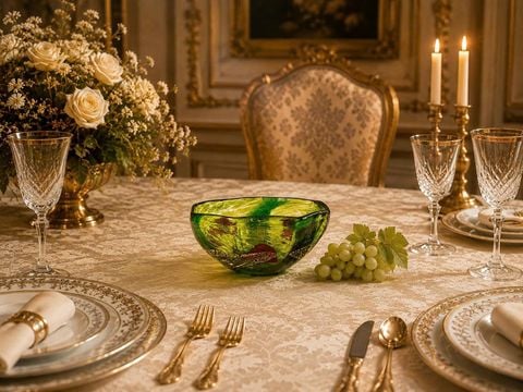  TÔ THỦY TINH NGHỆ THUẬT MDINA GLASS – MÃ TPL 640 