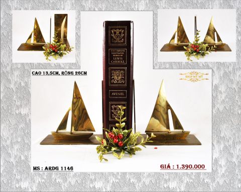  THUẬN BUỒM XUÔI GIÓ – CẶP CHẶN SÁCH ĐỒNG HÌNH THUYỀN BUỒM HIỆN ĐẠI (ARĐG 1146) 