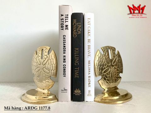  CẶP CHẶN SÁCH ĐỒNG HÌNH ĐỒNG TIỀN BIỂN CAO CẤP (ARĐG 1177.8) 