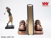 CẶP CHẶN SÁCH KIM LOẠI MẠ ĐỒNG ĐỎ HÌNH ĐÔI GIÀY CỔ (ARĐG 1368)