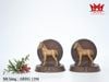 CẶP CHẶN SÁCH NHÔM ĐÚC HÌNH NGỰA  CỔ ĐIỂN (ARĐG 1394)