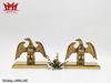 Cặp tượng đại bàng bằng đồng thau nguyên khối cổ điển tuyệt đẹp của Đức dùng để làm giá đỡ sách.