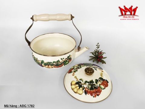  Nồi tráng men cổ điển hình rau củ có xuất xứ từ Thái Lan 