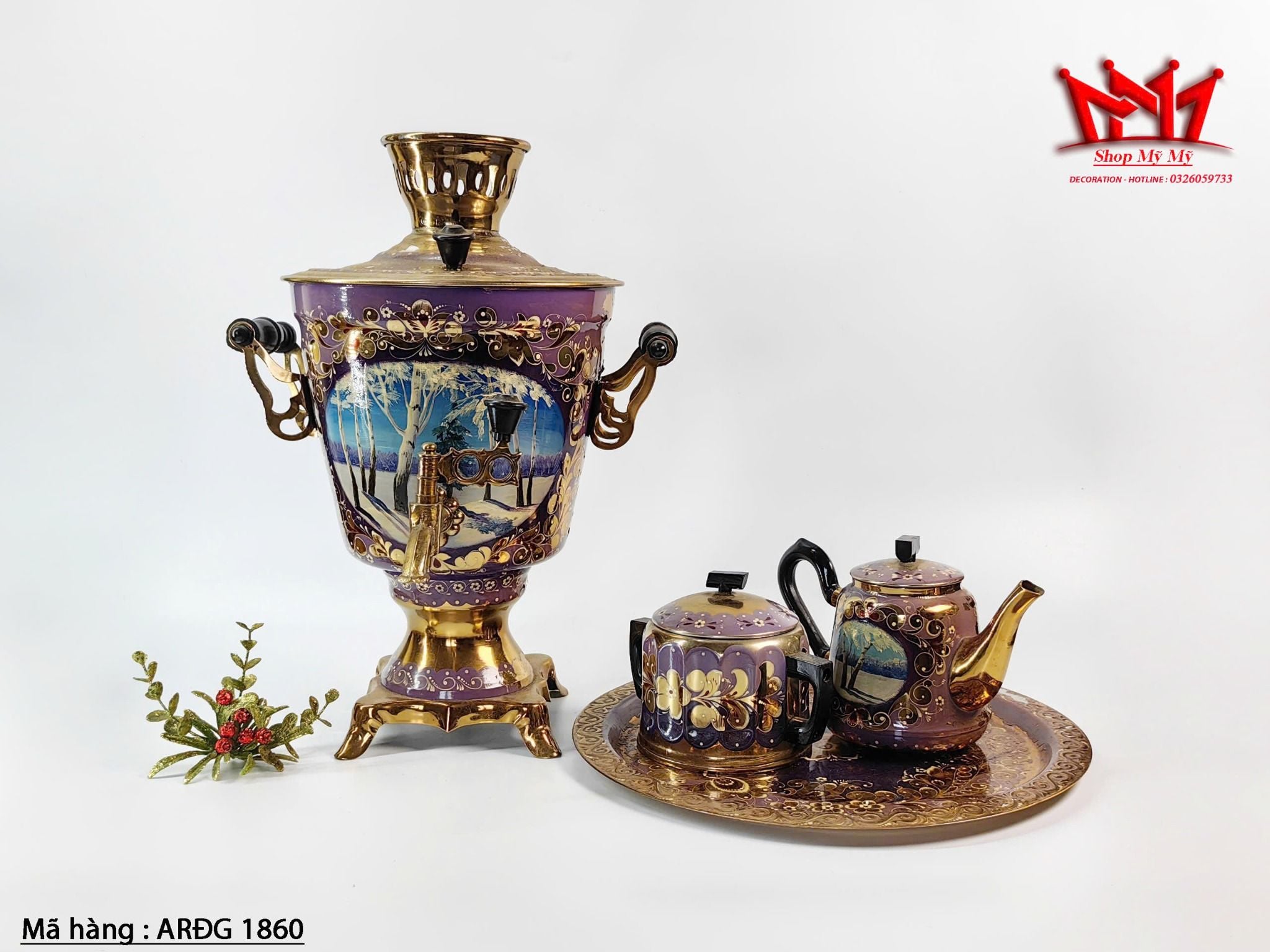 Bộ bình SAMOVA cổ điển