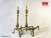 Cặp Trụ Đồng gác củi lò sưởi phong cách Cổ Điển (ARĐG 1875)