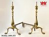 Cặp Trụ Đồng gác củi lò sưởi phong cách Cổ Điển (ARĐG 1875)