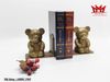 BỘ CHẶN SÁCH GẤU ĐỒNG VINTAGE – GÓI TRỌN NGHỆ THUẬT VÀO KHÔNG GIAN ĐỌC
