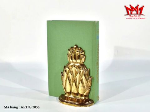  CẶP CHẶN SÁCH ĐỒNG HÌNH QUẢ DỨA DECOR (ARĐG 2056) 