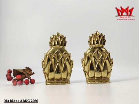  CẶP CHẶN SÁCH ĐỒNG HÌNH QUẢ DỨA DECOR (ARĐG 2056) 