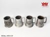 Bộ 4 cốc bia bằng thiếc (pewter) mang phong cách cổ điển