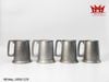 Bộ 4 cốc bia bằng thiếc (pewter) mang phong cách cổ điển