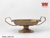 KHAY ĐỒNG HAI QUAI DÁNG THUYỀN LỤC GIÁC ARĐG 2226
