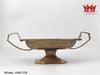 KHAY ĐỒNG HAI QUAI DÁNG THUYỀN LỤC GIÁC ARĐG 2226