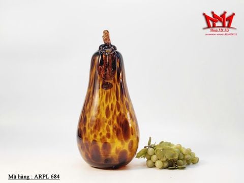  QUẢ LÊ THỦY TINH Ý (MURANO) 