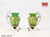 CẶP BÌNH THỦY TINH VẼ VÀNG CỔ ĐIỂN