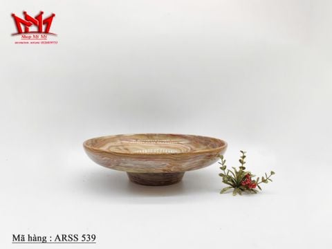  1 chiếc quả bồng được làm bằng đá lạ mắt và độc đáo 