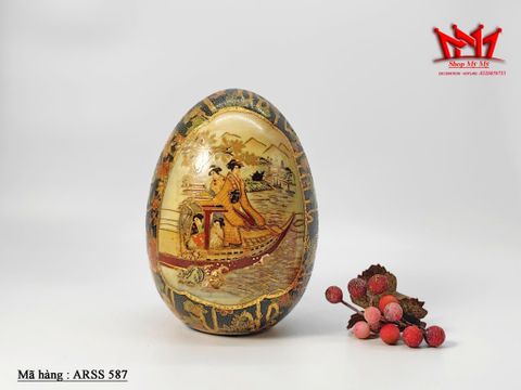 Quả trứng sứ tác phẩm nghệ thuật tinh xảo, mang đậm nét văn hóa Á Đông 