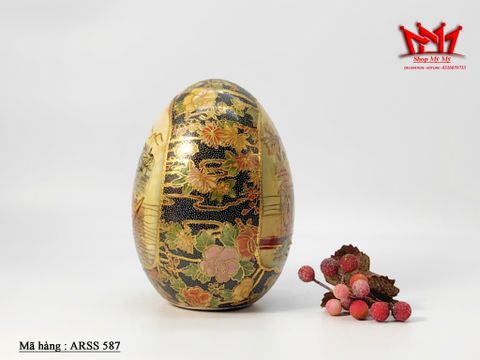  Quả trứng sứ tác phẩm nghệ thuật tinh xảo, mang đậm nét văn hóa Á Đông 