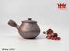 Ấm Trà Gốm Sứ Quai Ngang Chạm Khắc Hoa Văn