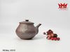 Ấm Trà Gốm Sứ Quai Ngang Chạm Khắc Hoa Văn