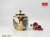 Ấm Trà Sành Sứ Mạ Vàng Họa Tiết Sơn Thủy