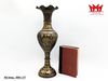 Bình Hoa Bằng Đồng Chạm Khắc Hoa Văn Cao 50cm (Xuất Xứ Ấn Độ) - Mã BĐG 237