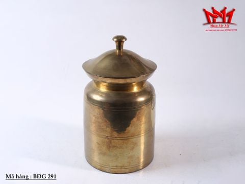 Hũ Đồng Cổ Điển Có Nắp Cao 20cm - Mã BĐG 291 