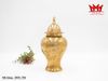 Bình Đồng Cổ Điển Có Nắp Khắc Hoa Văn Mỹ Nghệ Cao 23cm - Mã BHĐG 586