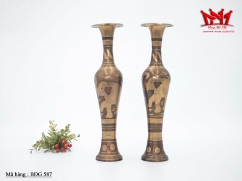  ÔI BÌNH ĐỒNG CHẠM KHẮC VOI (BĐG 587) 