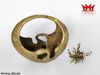 Giỏ trồng cây hình thiên nga cổ điển tuyệt đẹp. Được làm bằng đồng thau nguyên khối, nặng 1,2 kg.