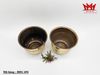 CẶP CHẬU ĐỒNG SỌC VINTAGE – ĐIỂM NHẤN SANG TRỌNG CHO KHÔNG GIAN XANH