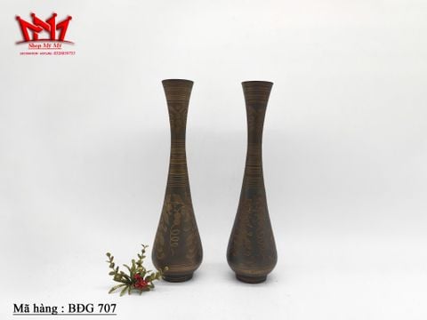  Cặp bình đồng Ấn Độ thủ công – Vẻ đẹp cổ điển, sang trọng cho không gian sống 