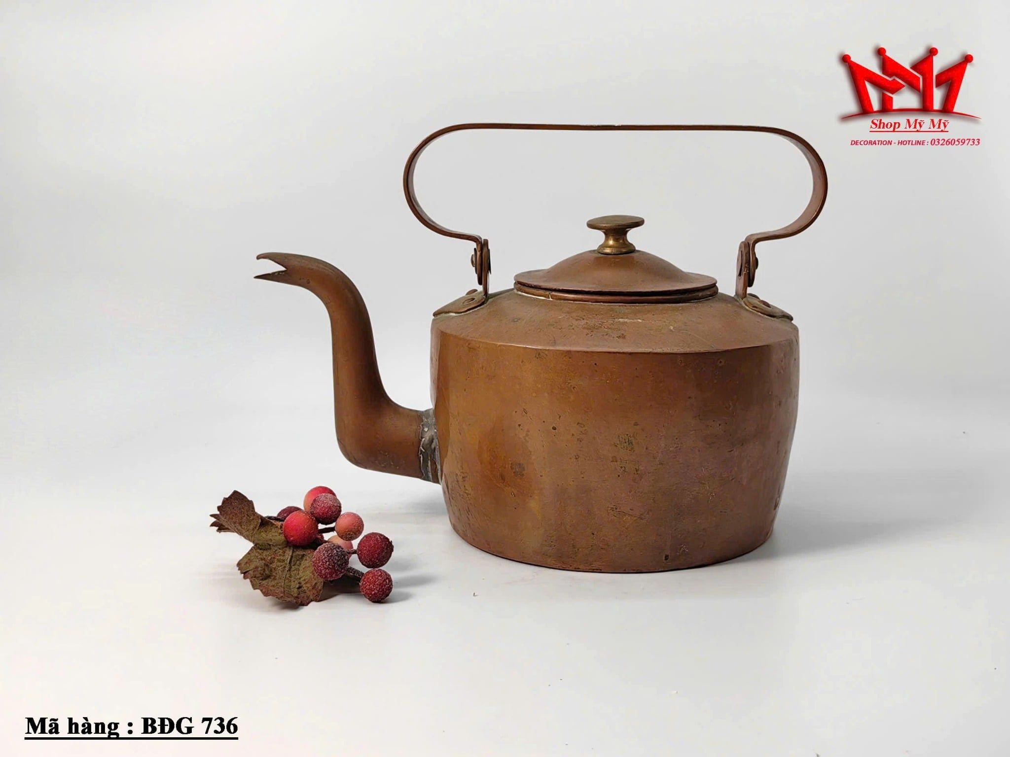 ẤM ĐỒNG ĐỎ CỔ ĐIỂN – VẺ ĐẸP VƯỢT THỜI GIAN TRONG KHÔNG GIAN SỐNG