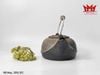 Ấm đun nước bằng gang cổ, kiểu dáng truyền thống, thích hợp cho nhà gỗ, cắm trại, cỡ lớn.