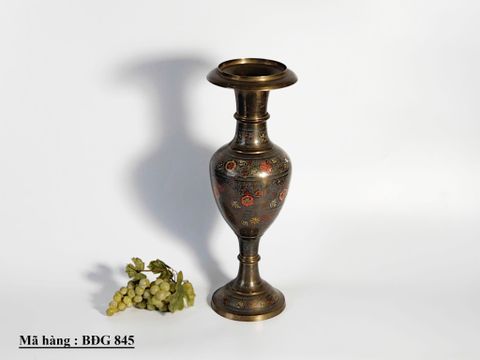  Bình đồng hoa văn nghệ thuật (BDG 845) 