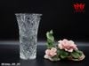 Bình hoa pha lê họa tiết mài thủ công tinh xảo