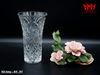 Bình hoa pha lê họa tiết mài thủ công tinh xảo
