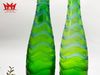 CẶP BÌNH HOA THỦY TINH DÁNG CAO XANH LỤC BH 507