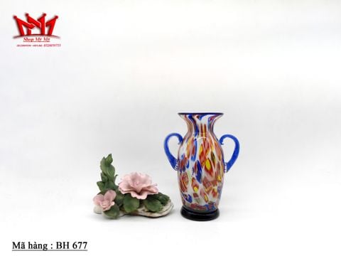  Bình thủy tinh màu nghệ thuật Murano ( Italy ) 