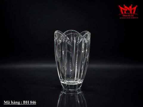  BÌNH HOA PHA LÊ MIỆNG LƯỢN SÓNG CÁNH HOA (BH 846) 
