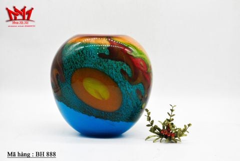  Bình thủy tinh trang trí cổ điển MURANO của Ý với nhiều màu sắc rực rỡ. 