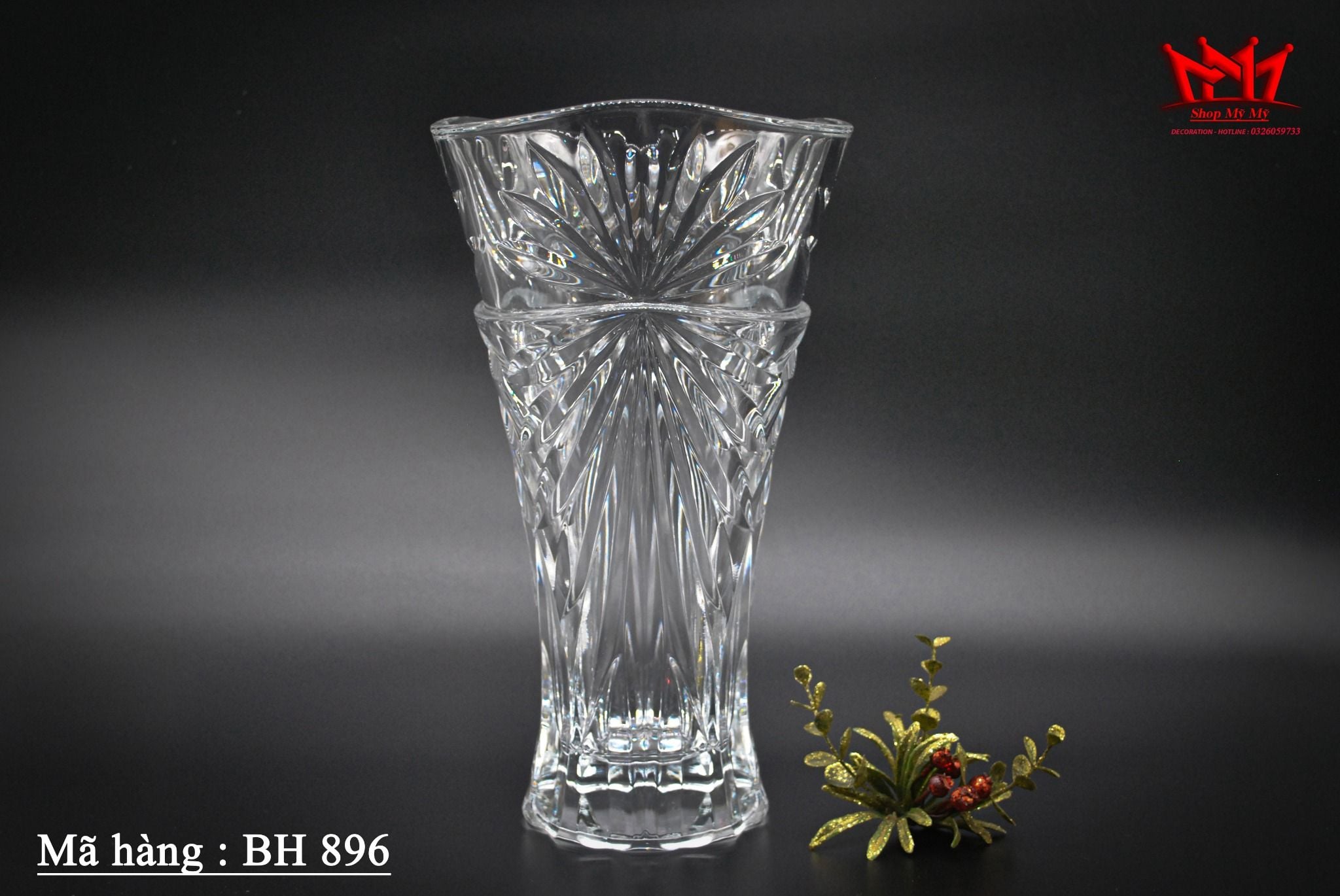 Bình pha lê RCR Romola