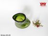 Bình rót rượu thủy tinh màu xanh lá giống 1 chiếc bình nước có tay cầm.