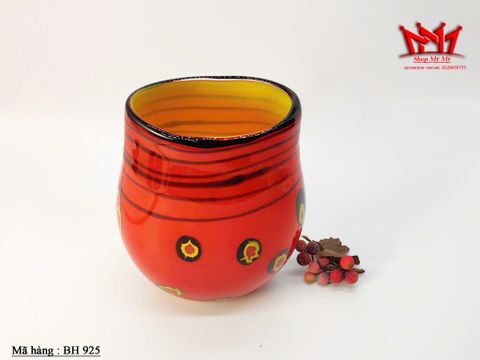  BÌNH THỦY TINH NGHỆ THUẬT – SẮC ĐỎ NỔI BẬT 