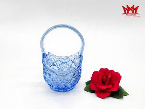  GIỎ THỦY TINH LƯU LY XANH – VẺ ĐẸP CỔ ĐIỂN TỪ MỸ 